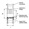 PTFE expansion joint  | 3 waves